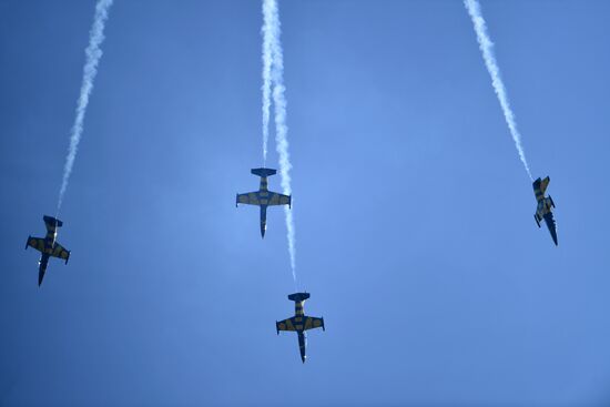Международный авиационно-космический салон МАКС-2019. День второй 