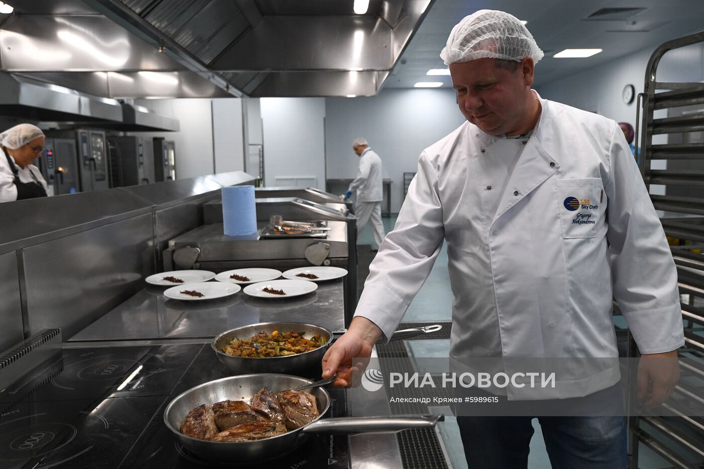 Открытие фабрики бортового питания в аэропорту Толмачёво