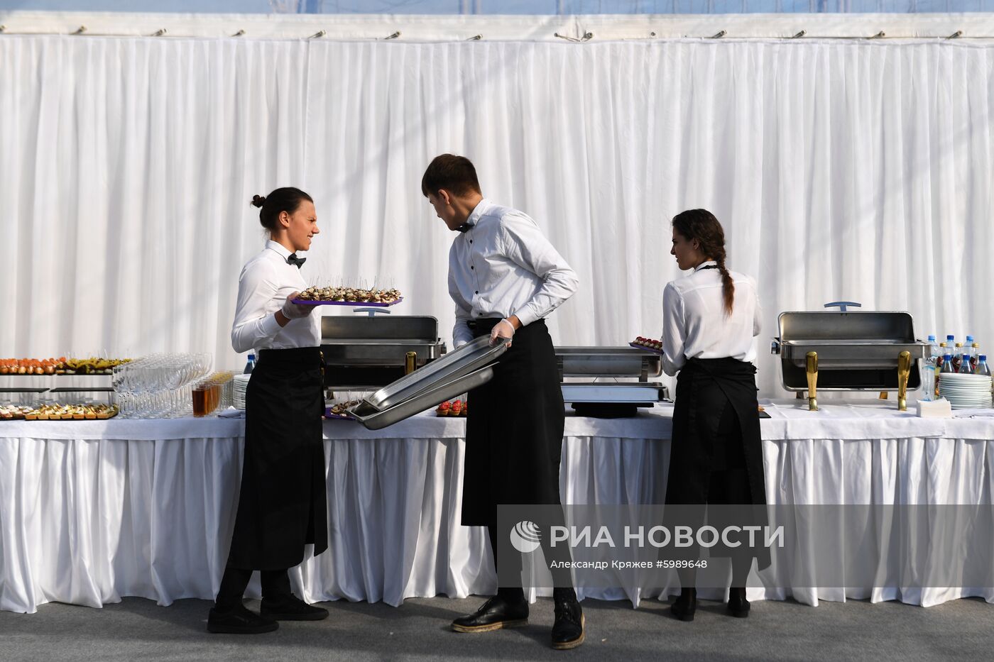 Открытие фабрики бортового питания в аэропорту Толмачёво