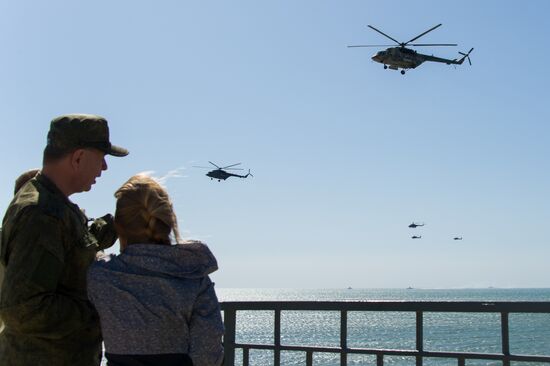 Учения по высадке десанта в Крыму