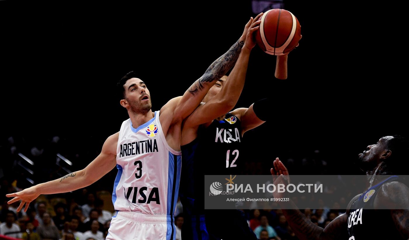 Баскетбол. Чемпионат мира. Мужчины. Матч Аргентина - Республика Корея