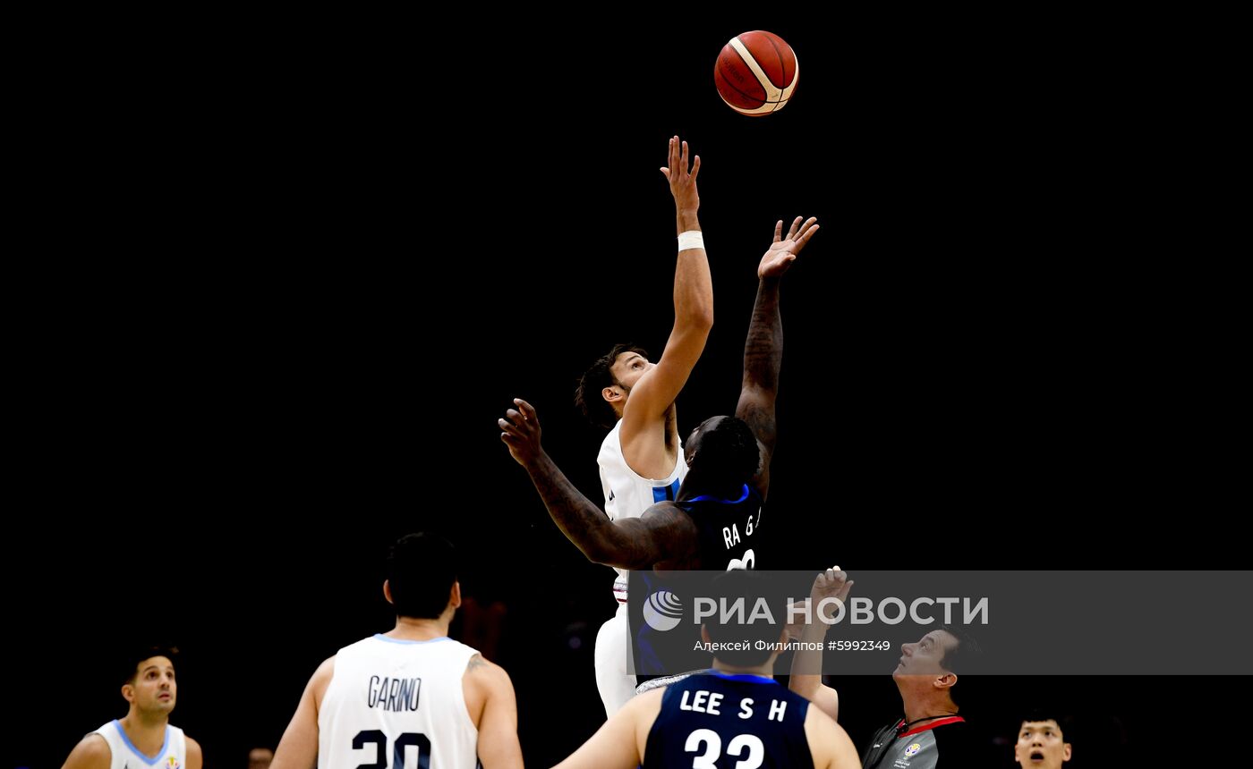 Баскетбол. Чемпионат мира. Мужчины. Матч Аргентина - Республика Корея