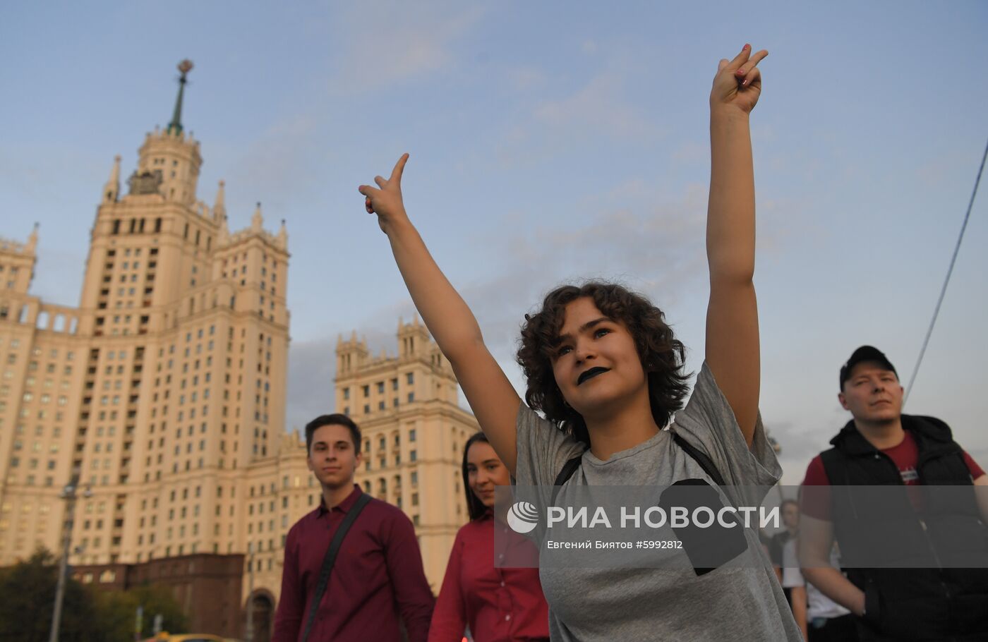 Несанкционированная  акция в поддержку незарегистрированных кандидатов в Мосгордуму 