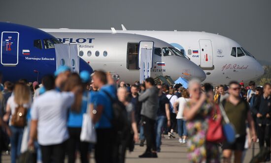 Закрытие Международного авиационно-космического салона МАКС-2019