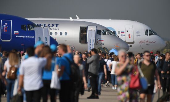 Закрытие Международного авиационно-космического салона МАКС-2019