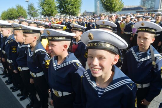 Начало учебного года в Нахимовском военно-морском училище