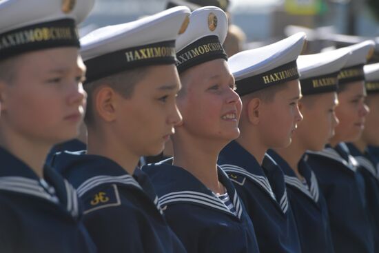 Начало учебного года в Нахимовском военно-морском училище