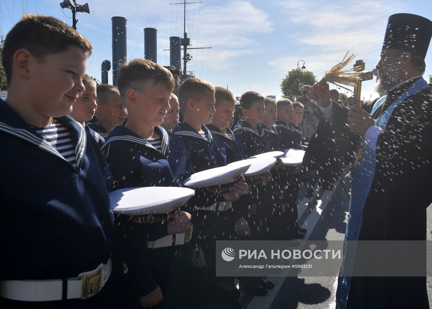 Начало учебного года в Нахимовском военно-морском училище