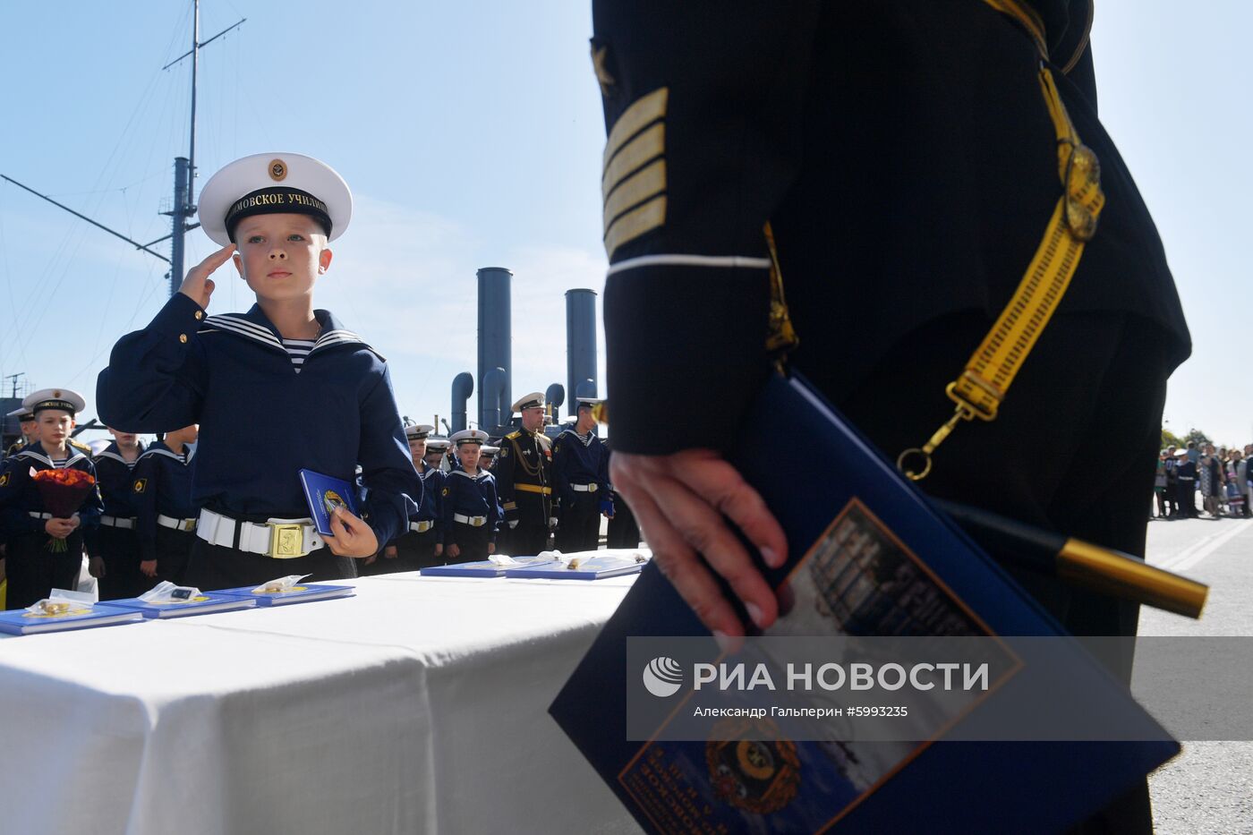 Начало учебного года в Нахимовском военно-морском училище