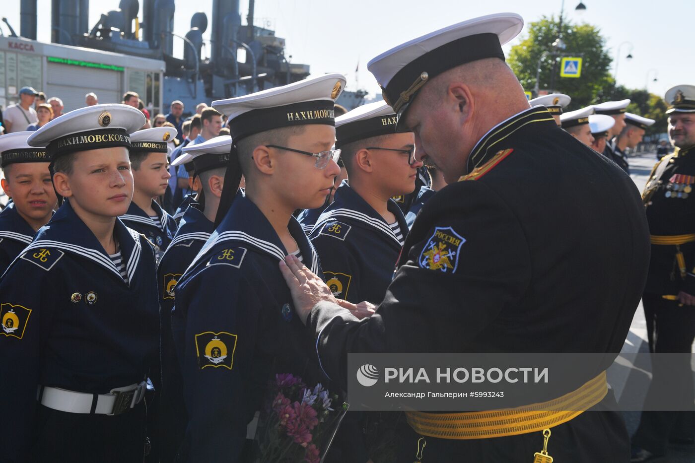 Начало учебного года в Нахимовском военно-морском училище