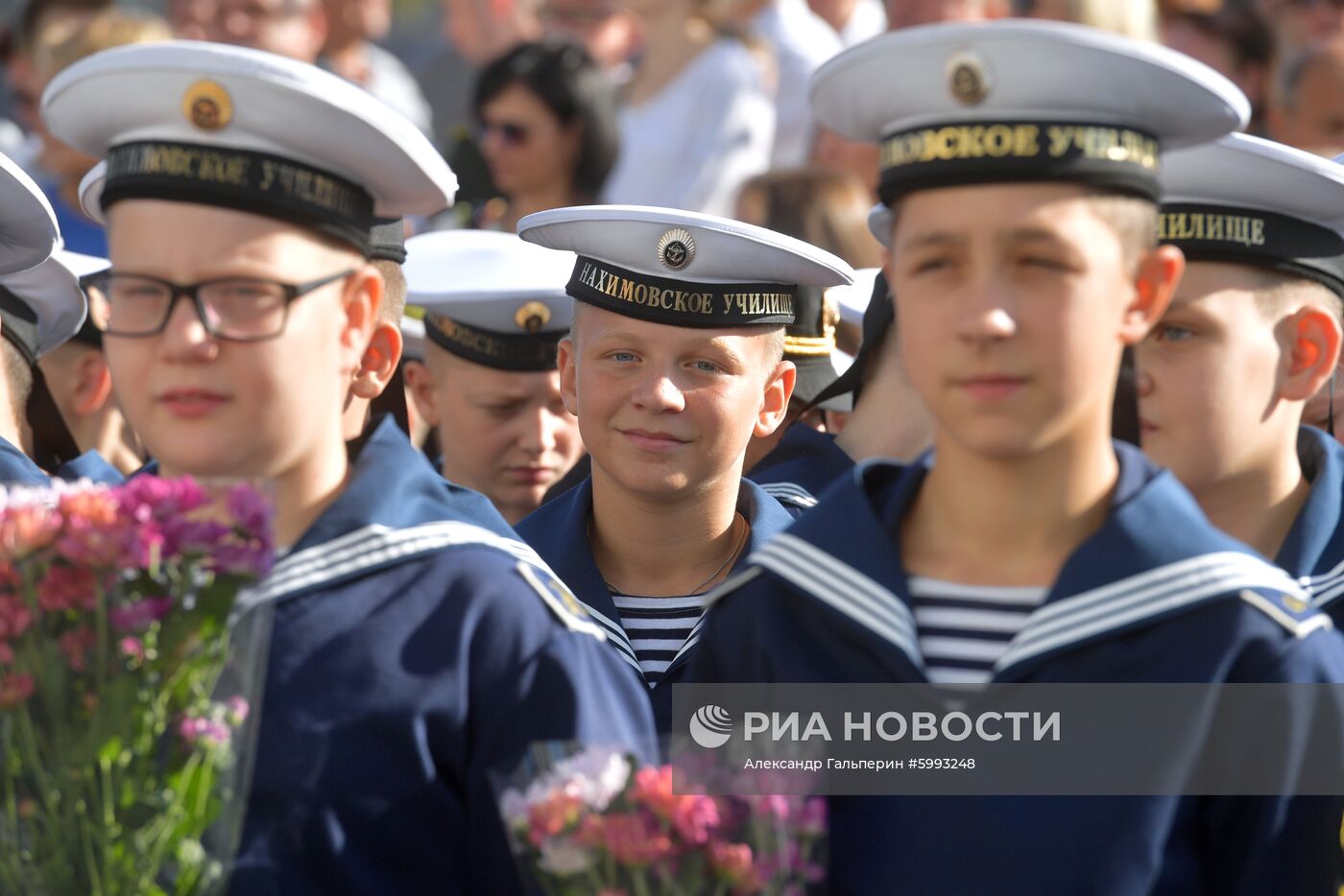 Начало учебного года в Нахимовском военно-морском училище