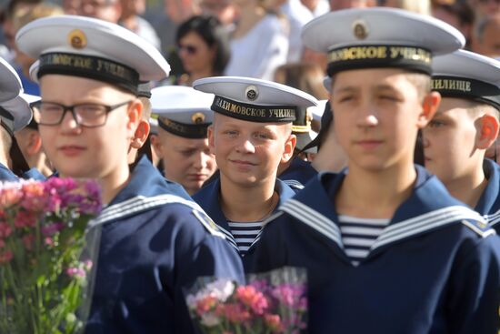 Начало учебного года в Нахимовском военно-морском училище