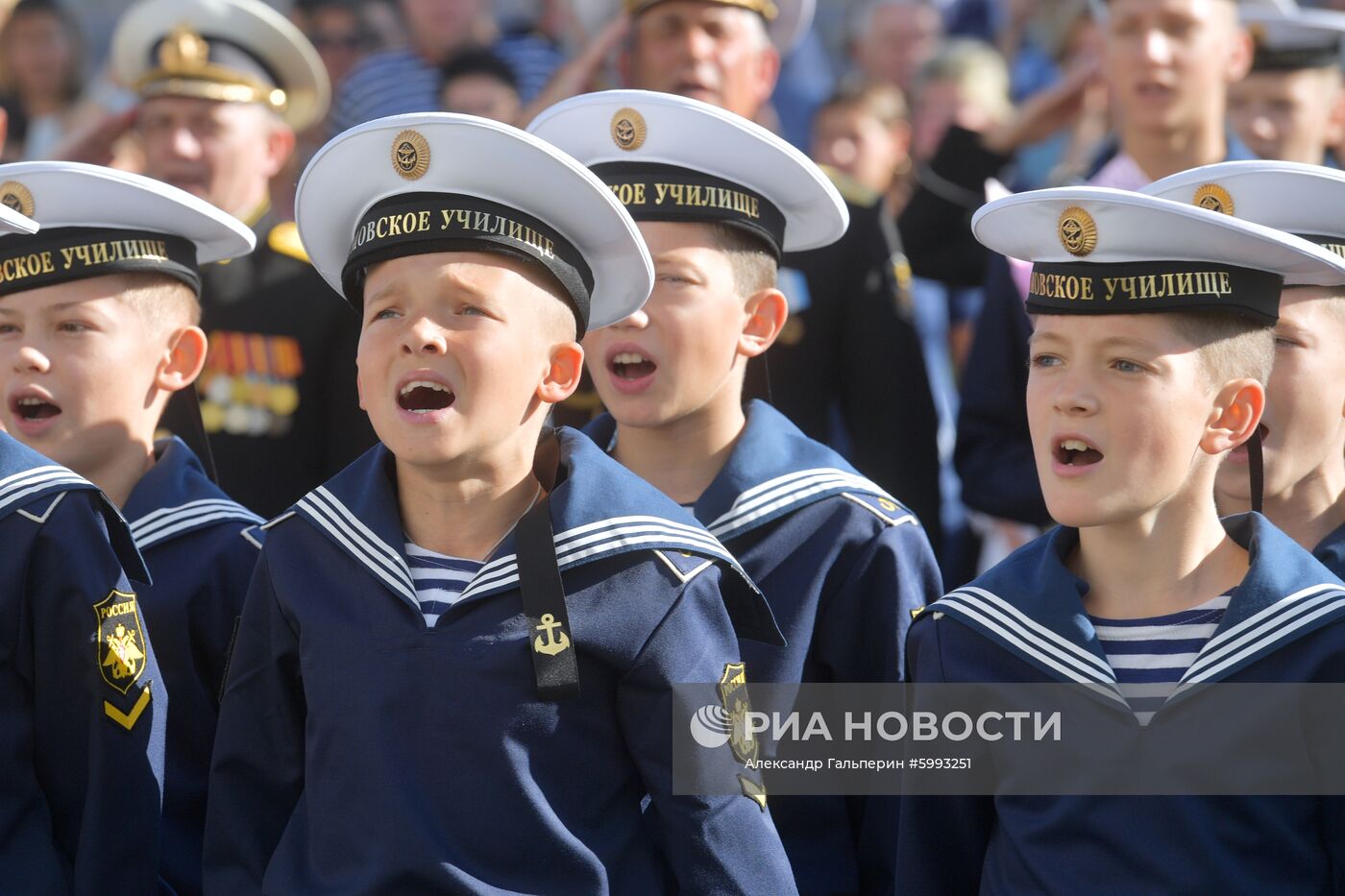 Начало учебного года в Нахимовском военно-морском училище