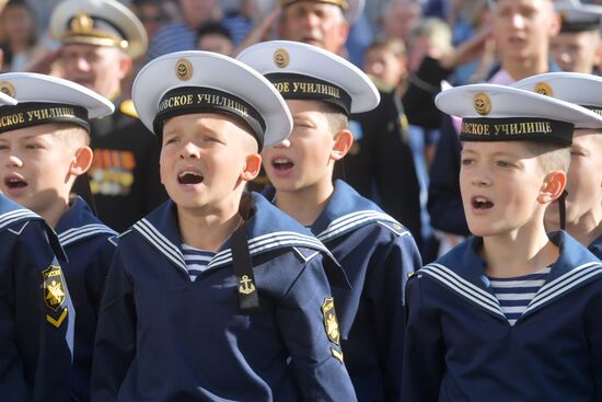 Начало учебного года в Нахимовском военно-морском училище