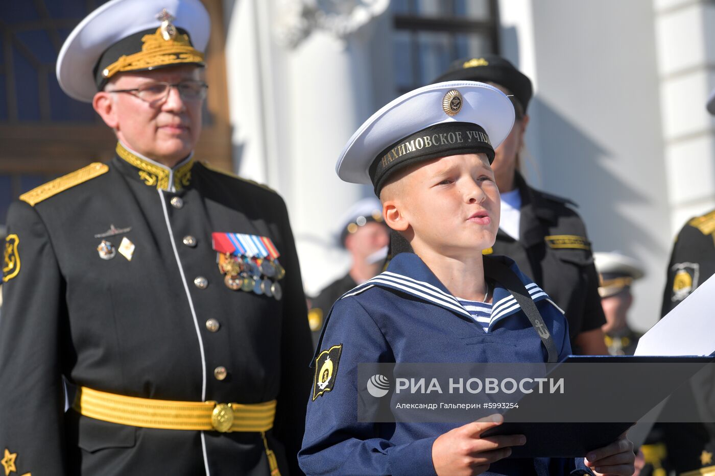 Начало учебного года в Нахимовском военно-морском училище