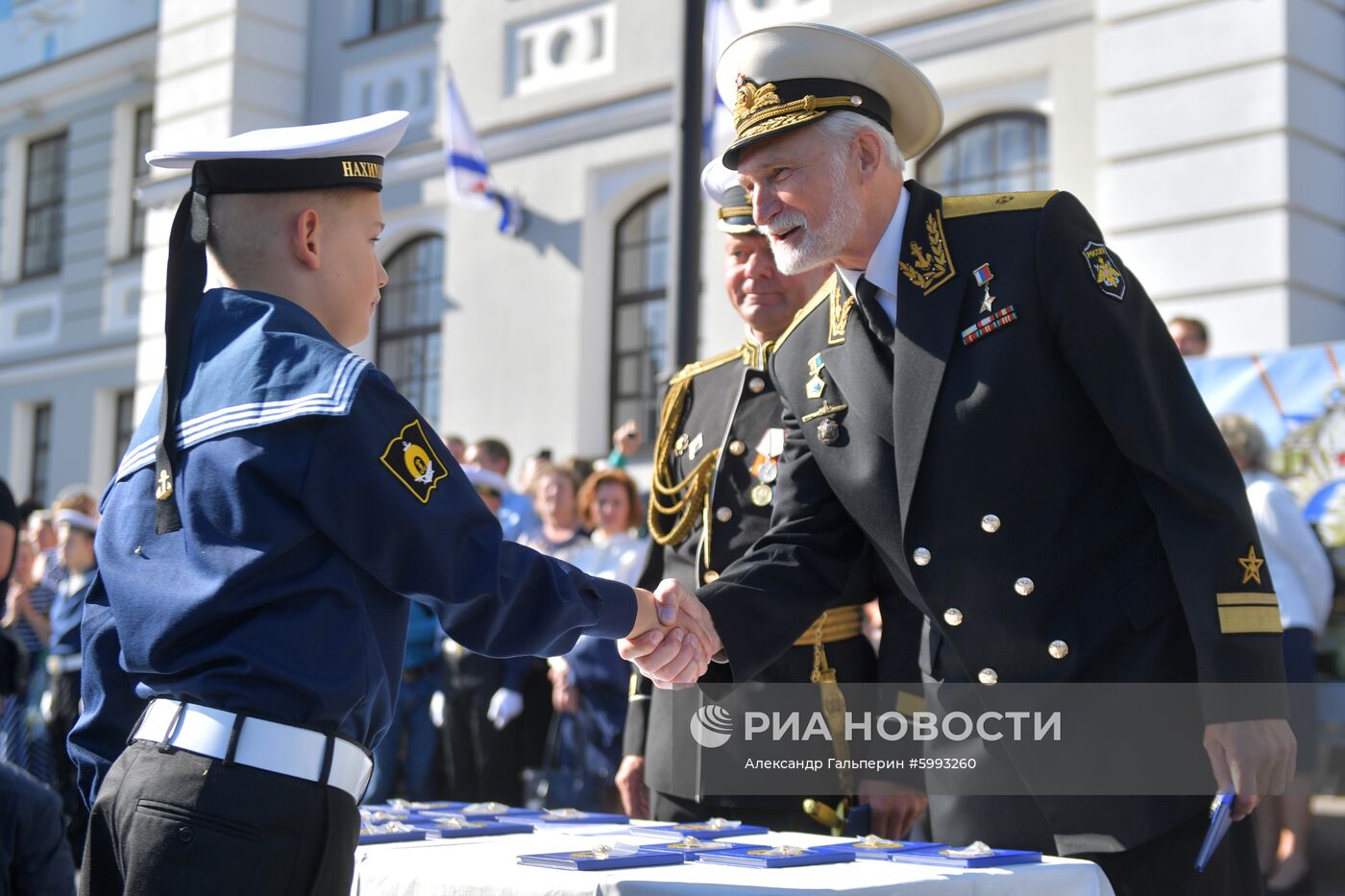 Начало учебного года в Нахимовском военно-морском училище