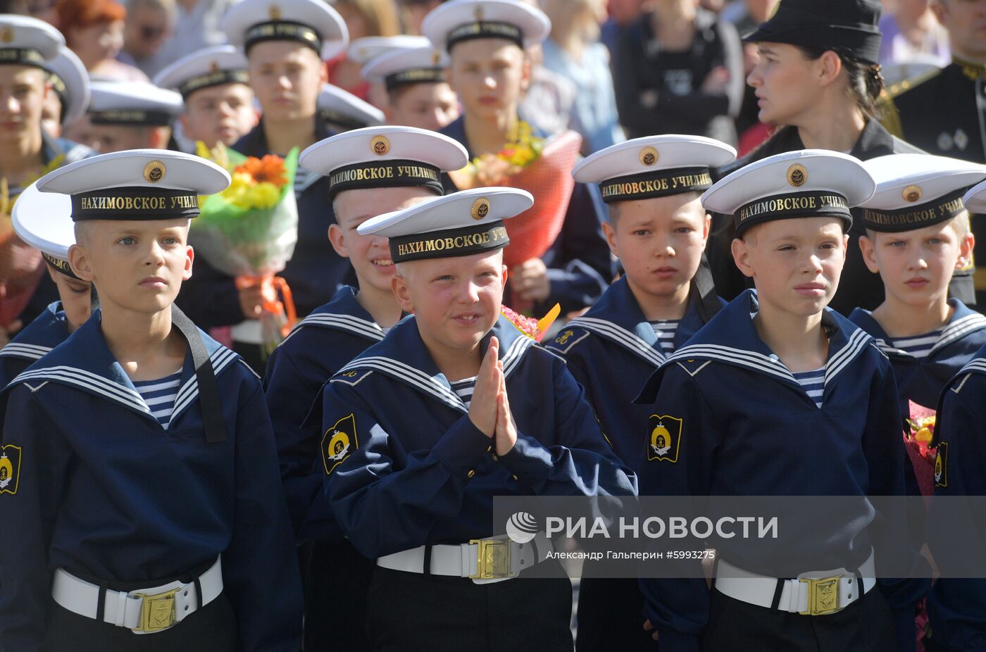 Начало учебного года в Нахимовском военно-морском училище