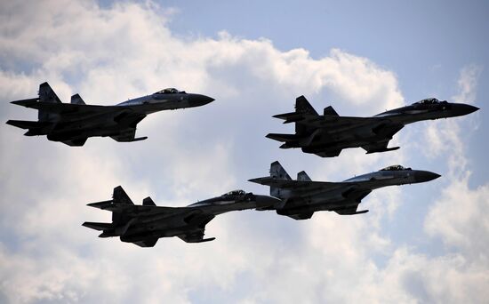 Закрытие Международного авиационно-космического салона МАКС-2019