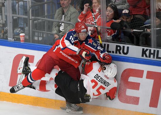 Хоккей. КХЛ. Матч ЦСКА - "Авангард"