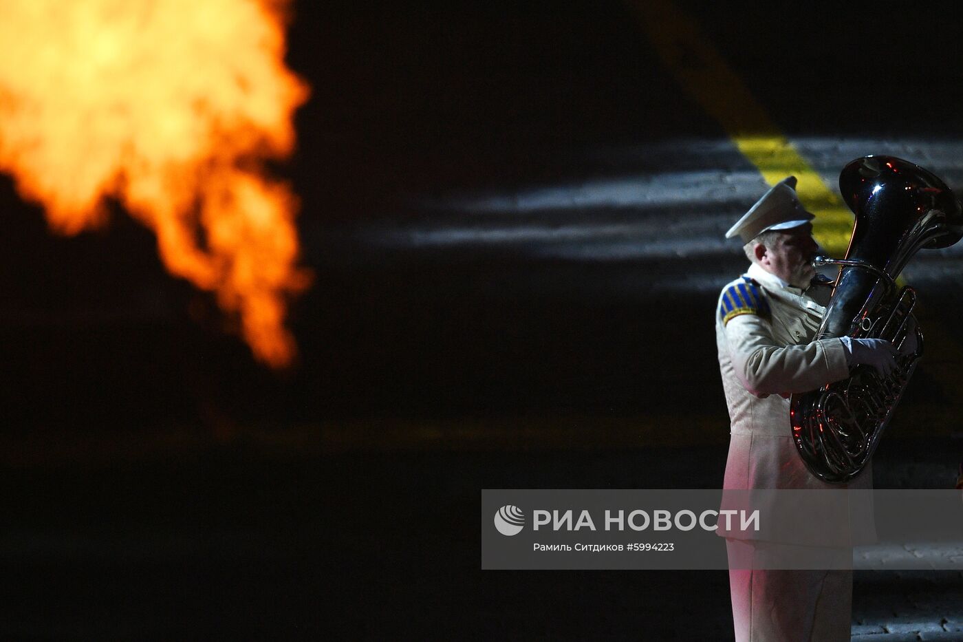 Церемония закрытия фестиваля "Спасская башня"