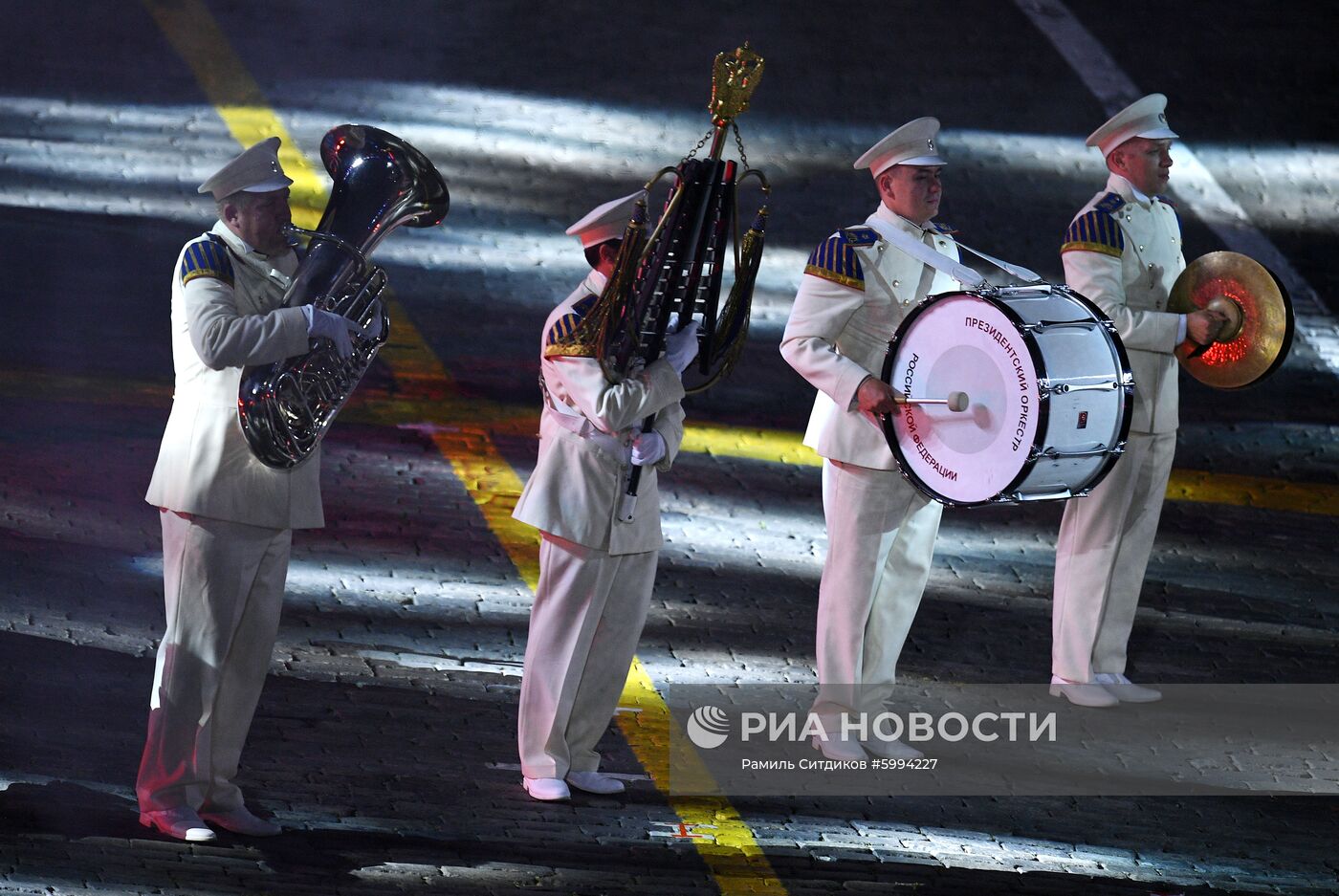 Церемония закрытия фестиваля "Спасская башня"