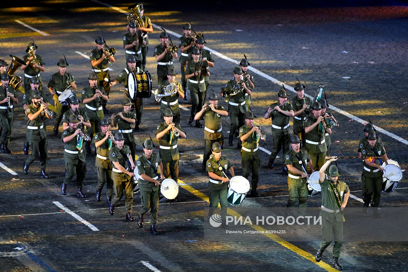 Церемония закрытия фестиваля "Спасская башня"