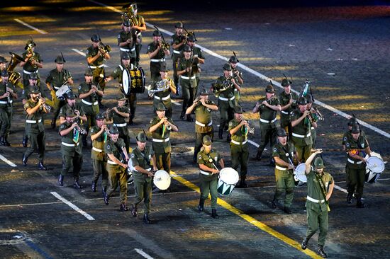 Церемония закрытия фестиваля "Спасская башня"
