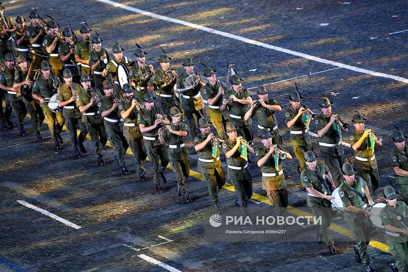 Церемония закрытия фестиваля "Спасская башня"
