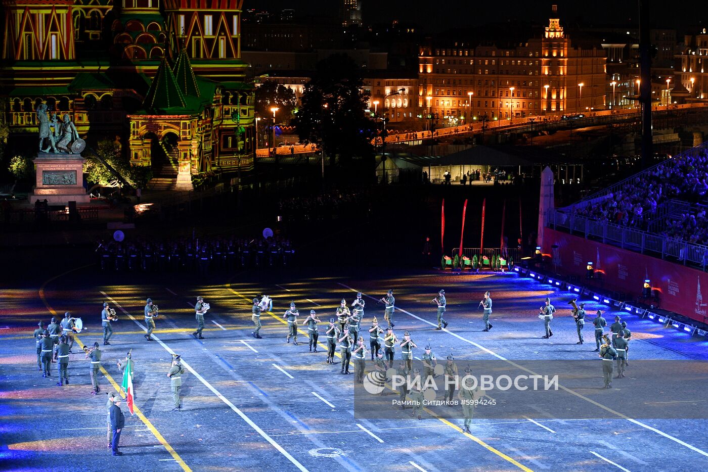 Церемония закрытия фестиваля "Спасская башня"