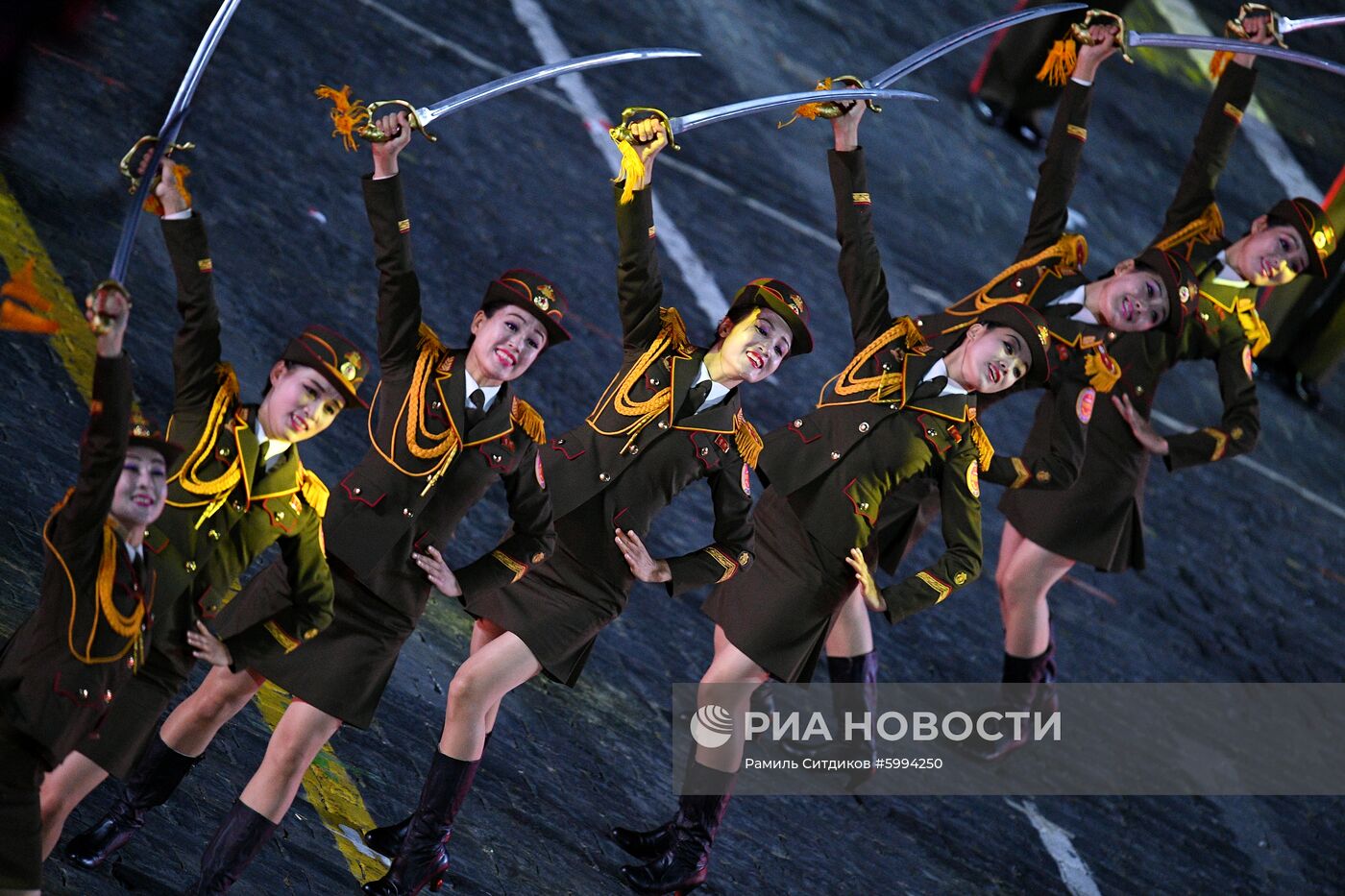 Церемония закрытия фестиваля "Спасская башня"