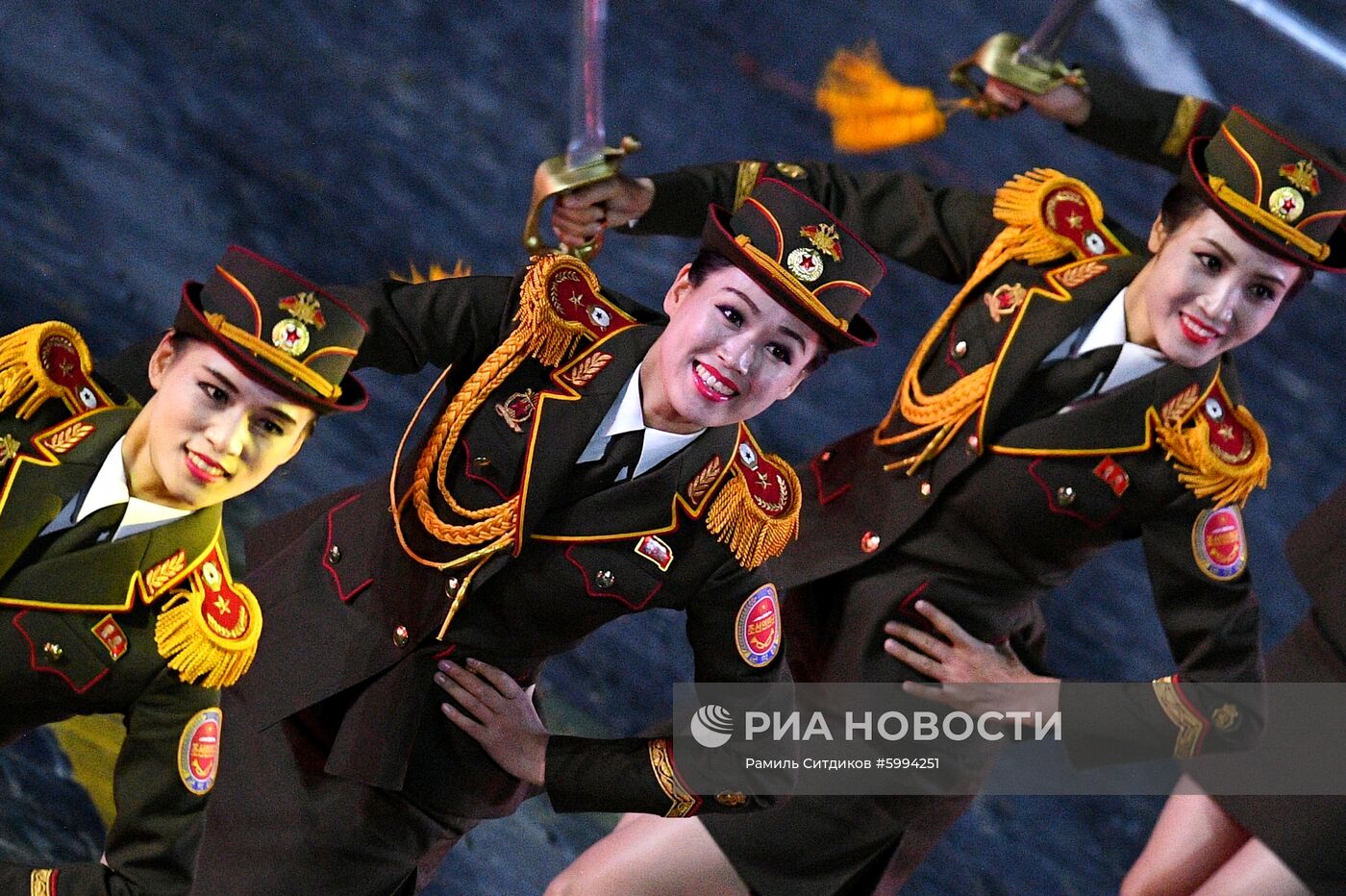 Церемония закрытия фестиваля "Спасская башня"