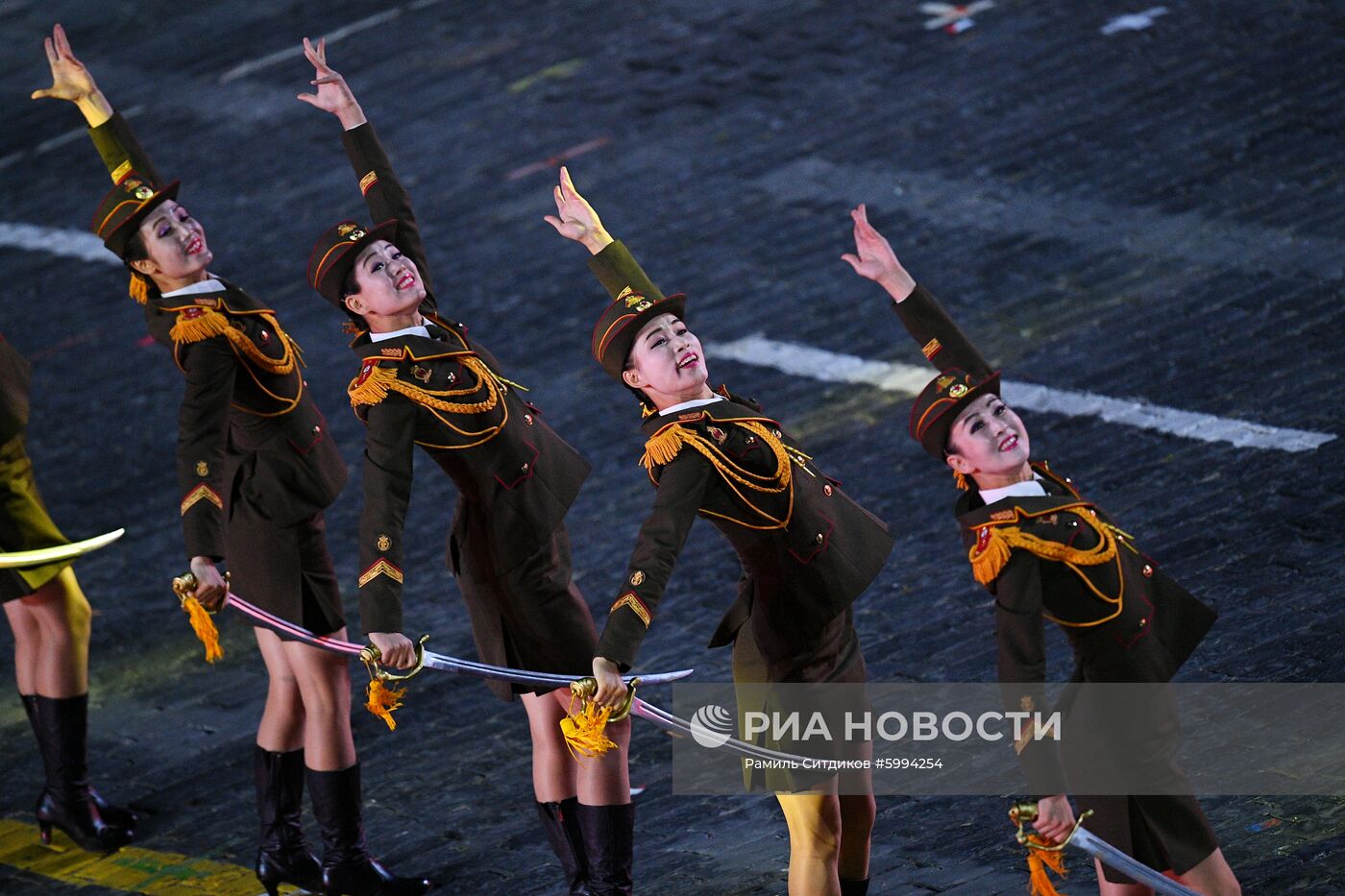 Церемония закрытия фестиваля "Спасская башня"