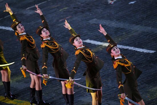 Церемония закрытия фестиваля "Спасская башня"