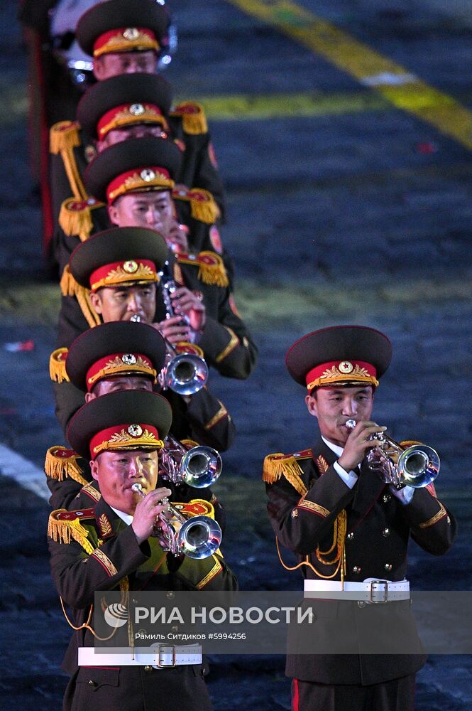 Церемония закрытия фестиваля "Спасская башня"