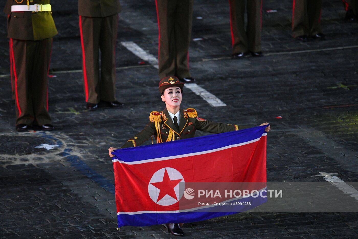 Церемония закрытия фестиваля "Спасская башня"