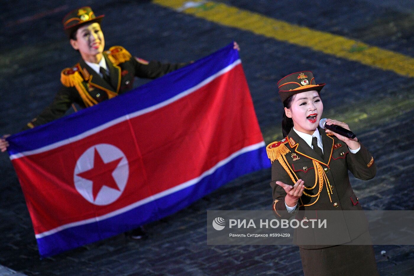 Церемония закрытия фестиваля "Спасская башня"