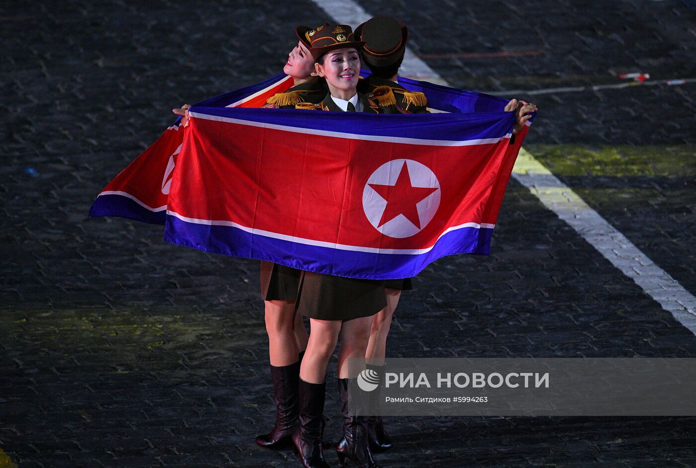 Церемония закрытия фестиваля "Спасская башня"