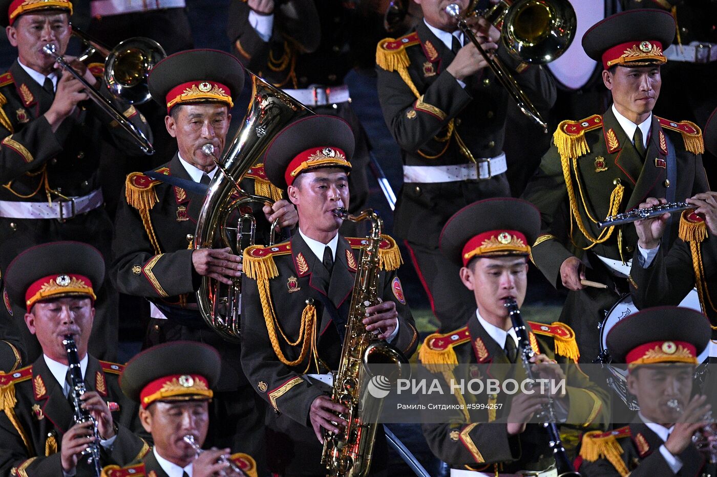 Церемония закрытия фестиваля "Спасская башня"