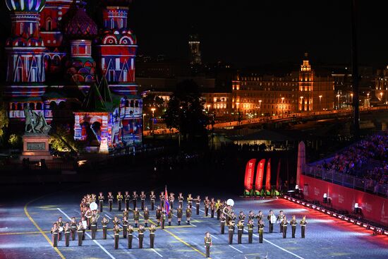 Церемония закрытия фестиваля "Спасская башня"