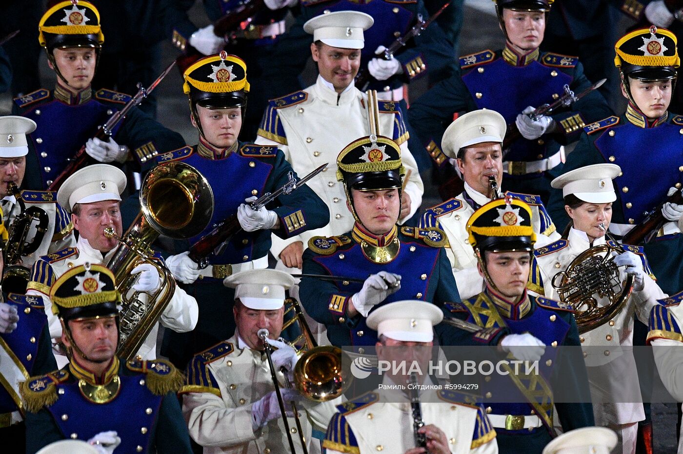 Церемония закрытия фестиваля "Спасская башня"