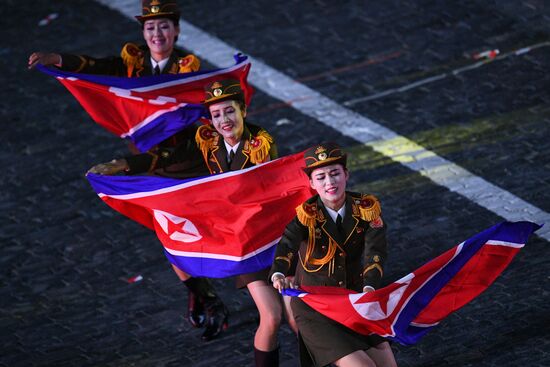 Церемония закрытия фестиваля "Спасская башня"