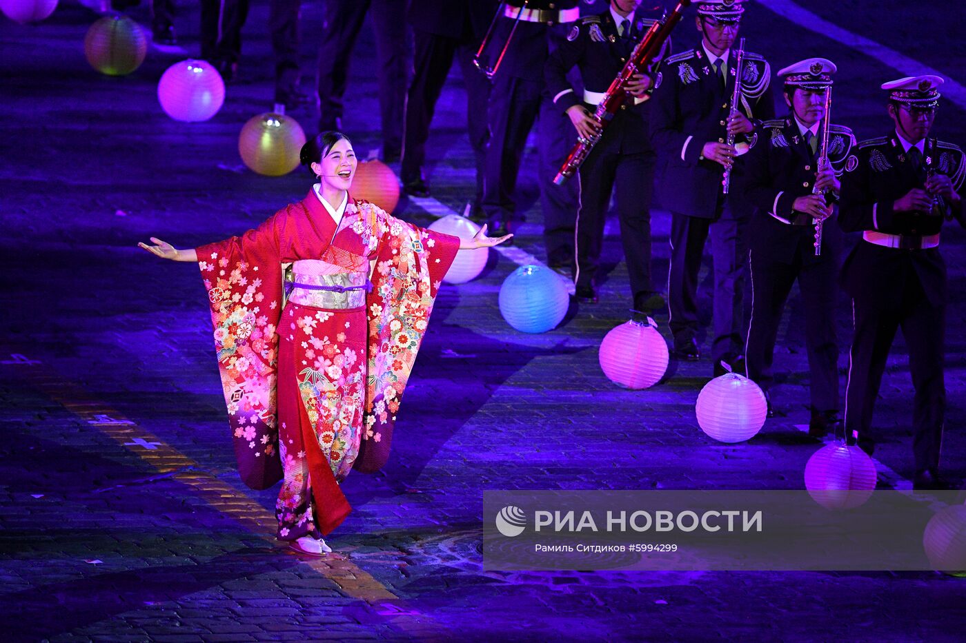 Церемония закрытия фестиваля "Спасская башня"