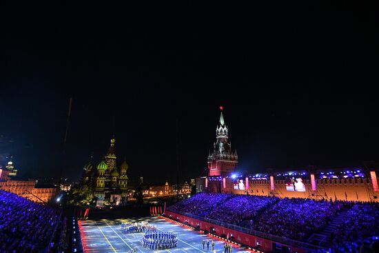 Церемония закрытия фестиваля "Спасская башня"