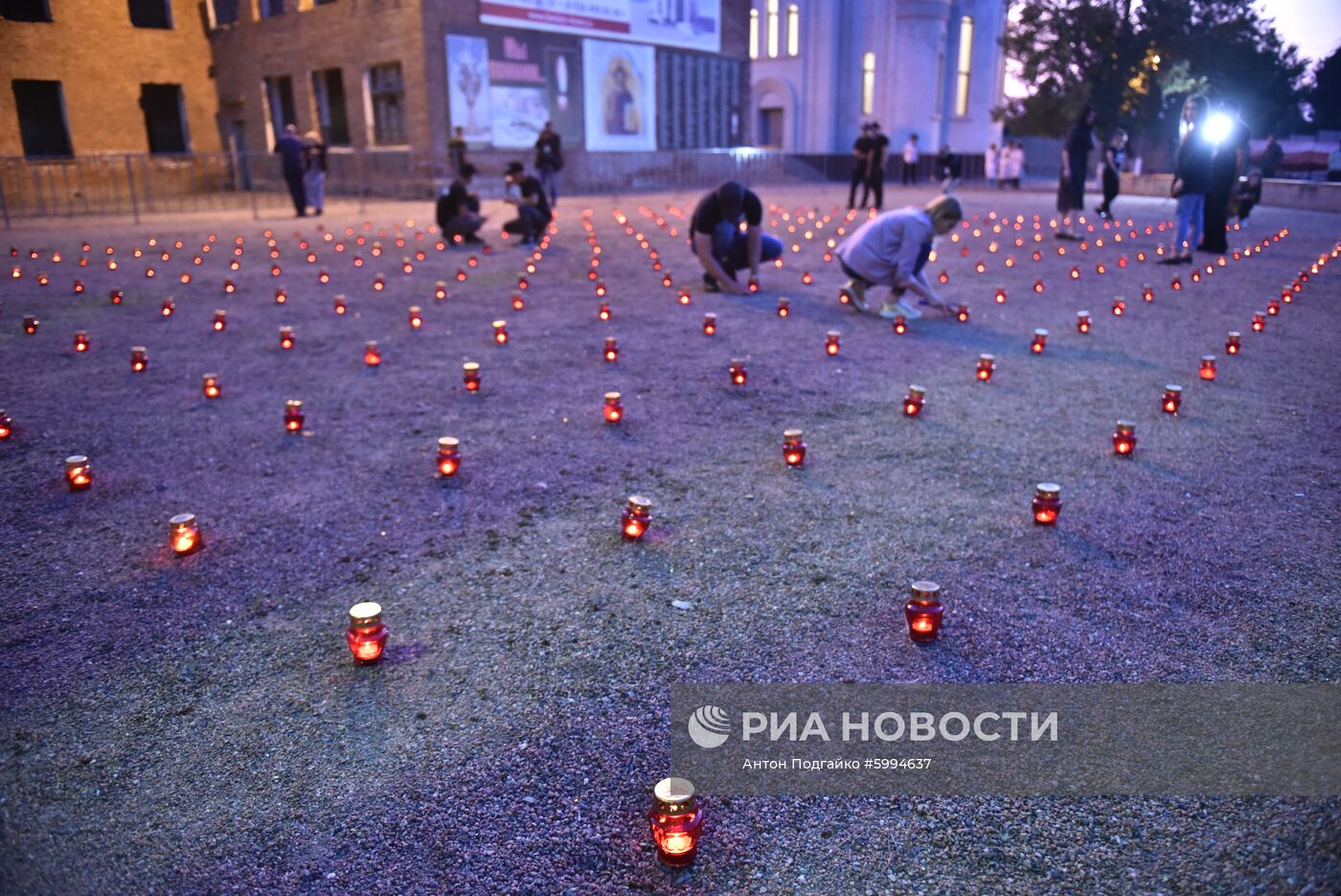 Траурные мероприятия в Беслане