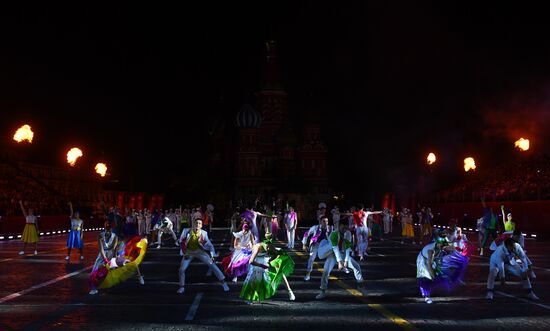 Церемония закрытия фестиваля "Спасская башня"