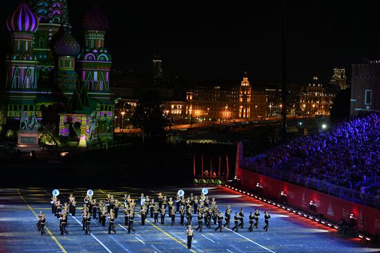 Церемония закрытия фестиваля "Спасская башня"