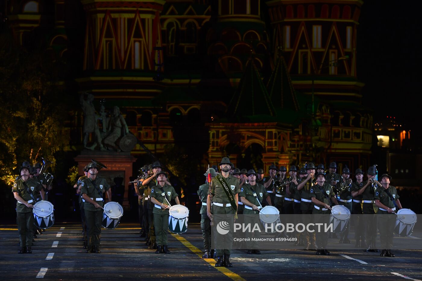 Церемония закрытия фестиваля "Спасская башня"