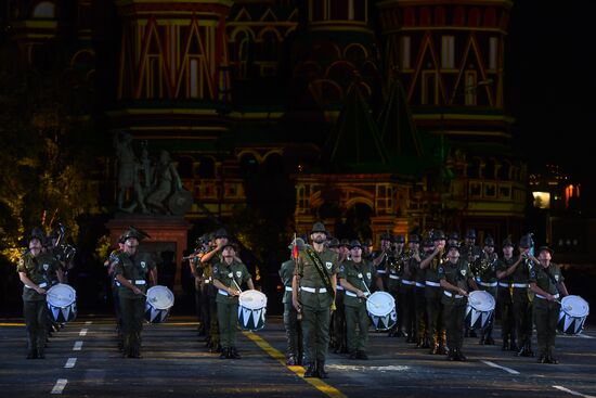 Церемония закрытия фестиваля "Спасская башня"