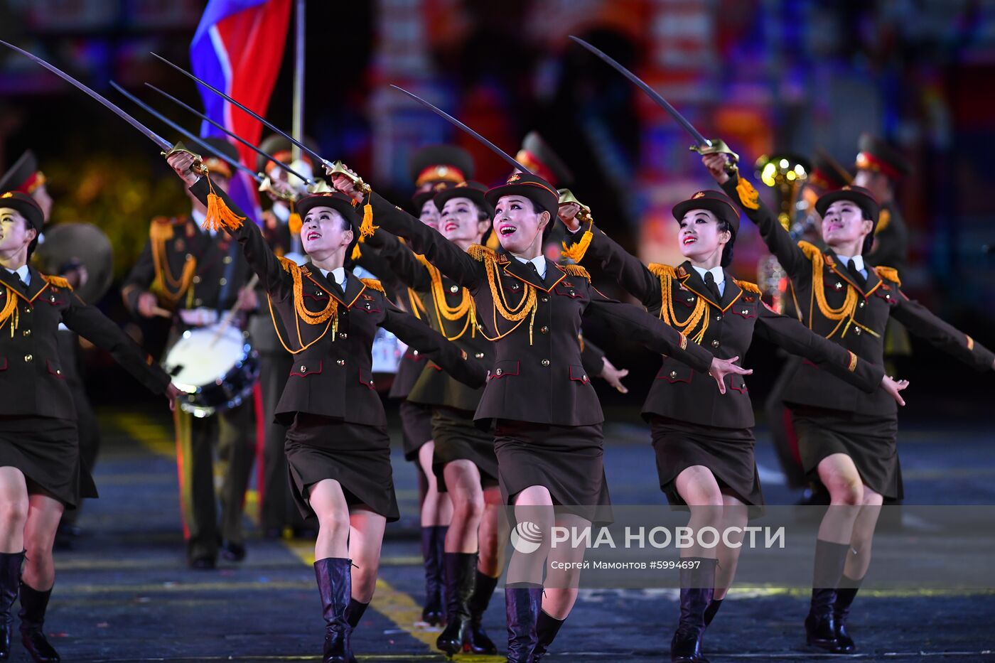 Церемония закрытия фестиваля "Спасская башня"