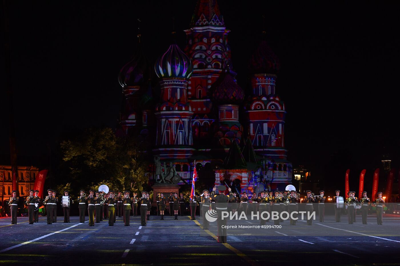 Церемония закрытия фестиваля "Спасская башня"